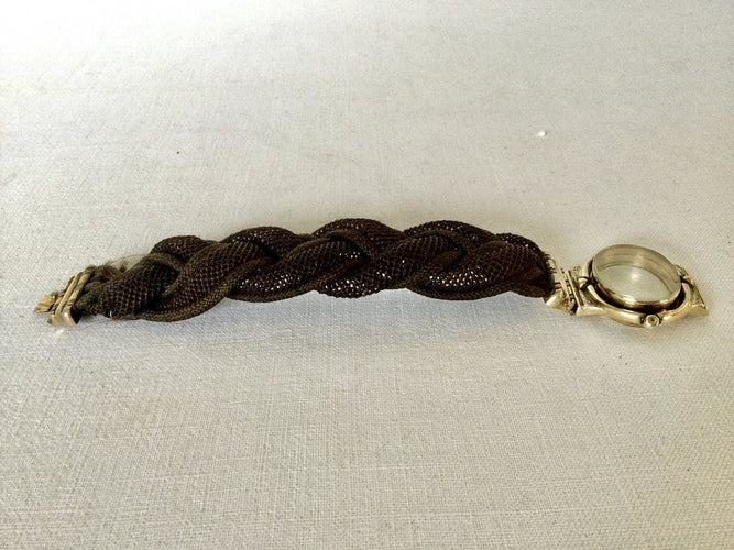 Bracelet Bracelet En Cheveux Et Vermeil 58 Facettes