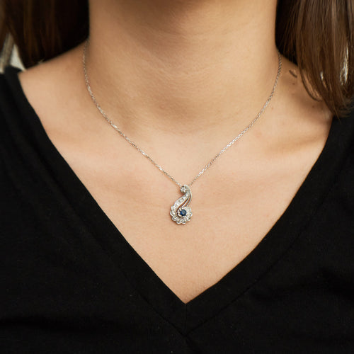 Pendentif Pendentif Diamants & Saphir 58 Facettes
