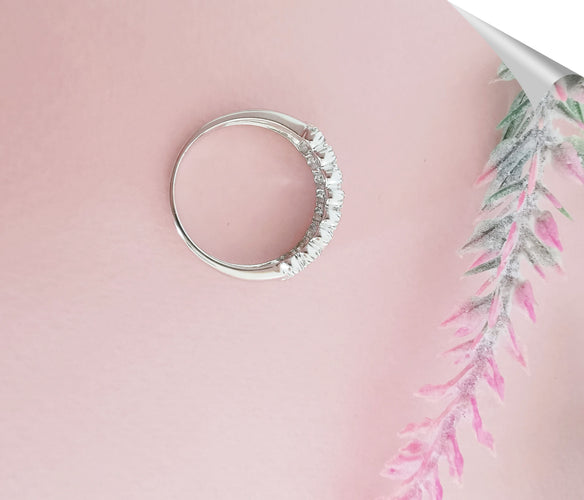 Bague Bague Diamants Or Blanc 58 Facettes AA 1571