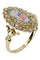 Bague BAGUE ÉMAIL ET PERLES NAPOLÉON III 58 Facettes 049501
