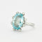 Bague 52 Bague cocktail Aigue-Marine Diamants 58 Facettes 230473
