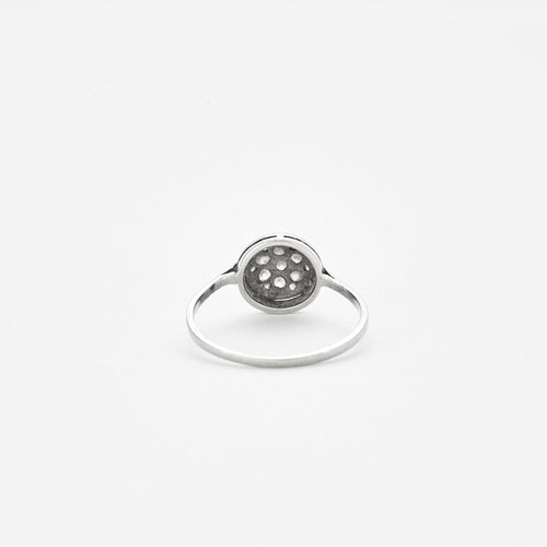 Bague 64 Bague Diamants motif rond 58 Facettes EL2-127