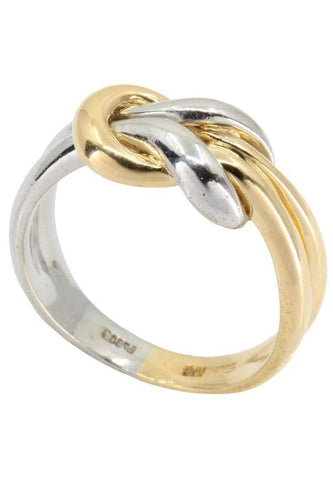 Bague 50.5 BAGUE NŒUD D'HÉRACLÈS 58 Facettes 047191