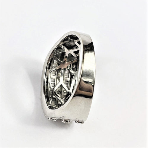 Bague 60 Bague Pavage Diamants Or blanc 58 Facettes 20400000687