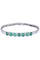 Bracelet BRACELET ARTICULÉ ÉMERAUDES ET DIAMANTS 58 Facettes 076811