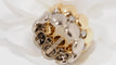 Bague 61 Bague Cartier Honeymoon en or jaune et gris 58 Facettes 31191