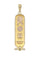 Pendentif PENDENTIF CARTOUCHE ÉGYPTIENNE 58 Facettes 040491