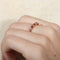 Bague 54.5 Demi-alliance Diamants et Rubis 58 Facettes 8397
