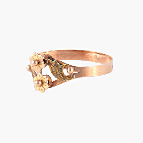 Bague 59 Bague Duo de Fleurs 58 Facettes