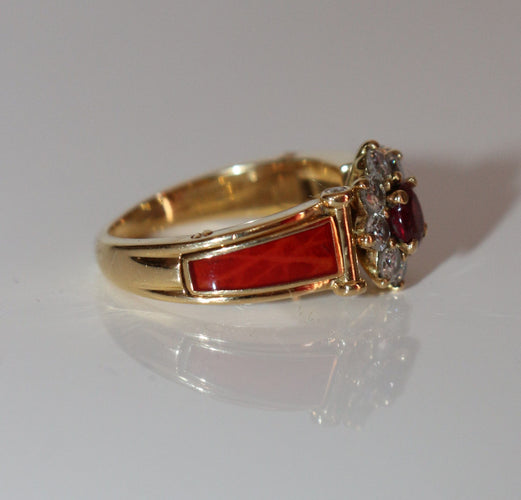 Bague Korloff Bague Rubis collection Enamel 58 Facettes 486