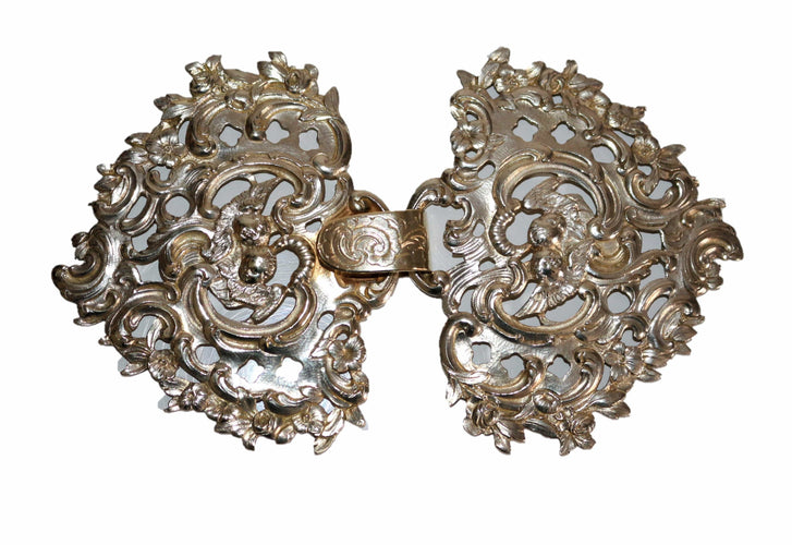 Accessoire Boucle De Cape Dans Son écrin En Vermeil Néo-Renaissance Wiese 58 Facettes 493