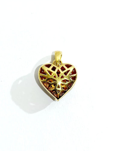 Pendentif Pendentif cœur Or jaune Diamants 58 Facettes