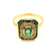 Bague 57 Bague Vintage diamants émeraudes 58 Facettes 3510