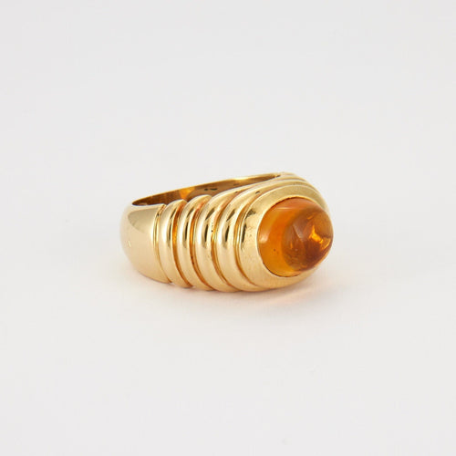Bague 60 Bague à godrons Citrine 58 Facettes 8475
