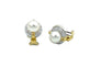 Boucles d'oreilles Boucles d’oreilles or jaune, perles et diamants 58 Facettes