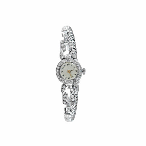 Montre Montre Or blanc Diamants 58 Facettes