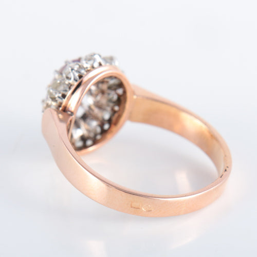 Bague 58 Bague ancienne Améthyste Diamants 58 Facettes 8292