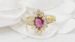 Bague 53 Bague Or jaune Rubis et Diamants 58 Facettes 29671