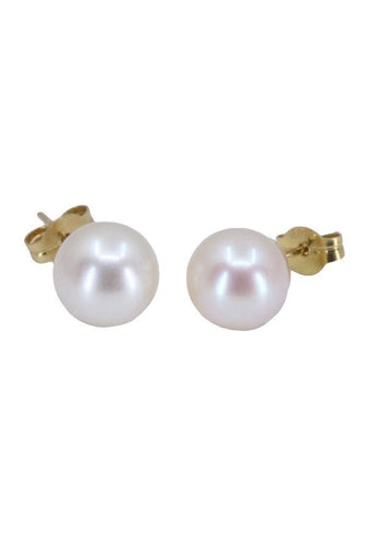 Boucles d'oreilles Boucles d'oreilles perle or jaune 58 Facettes 081401