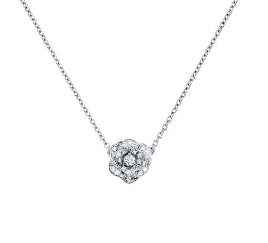 Pendentif PIAGET - Pendentif Rose Or Blanc Diamants 58 Facettes G33U0085