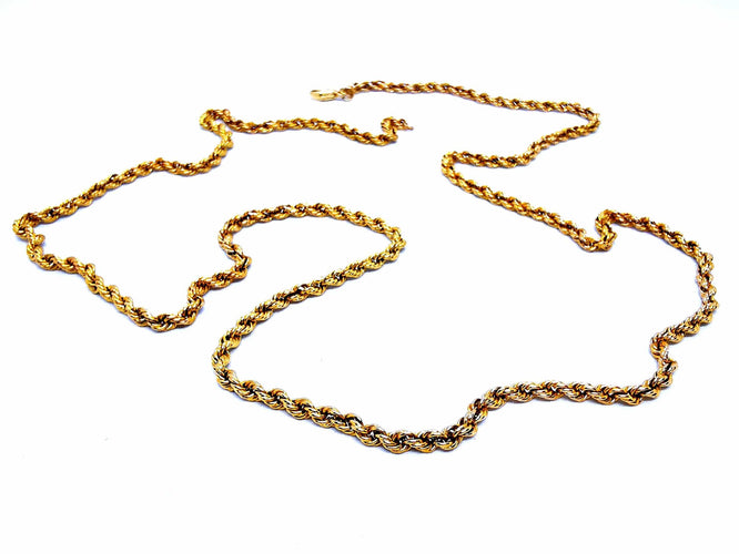 Collier Collier Maille torsadée Or jaune 58 Facettes 876341CD
