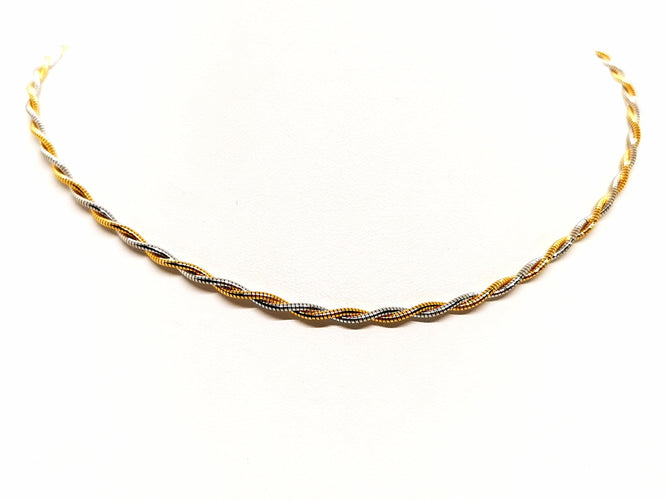 Collier Collier Maille oméga Or Jaune 58 Facettes 1696173CN