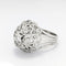 Bague Bague Dôme en or blanc platine et diamants 58 Facettes 15926