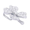 Pendentif Pendentif Fred, "Trèfle", or blanc et diamants. 58 Facettes 32624