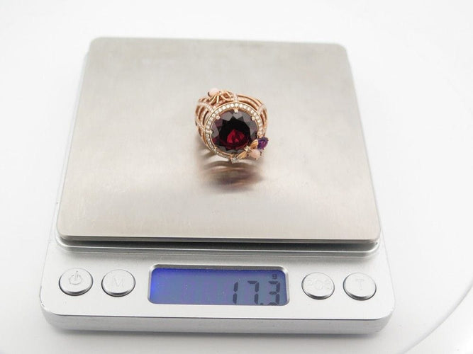 Bague 54 bague CHAUMET attrape moi si tu m'aimes gm grenat 58 Facettes 255742
