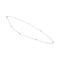 Collier Collier gouttière en or blanc, diamants. 58 Facettes 32594