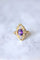 Bague marquise Ancienne diamants et améthyste en or 58 Facettes