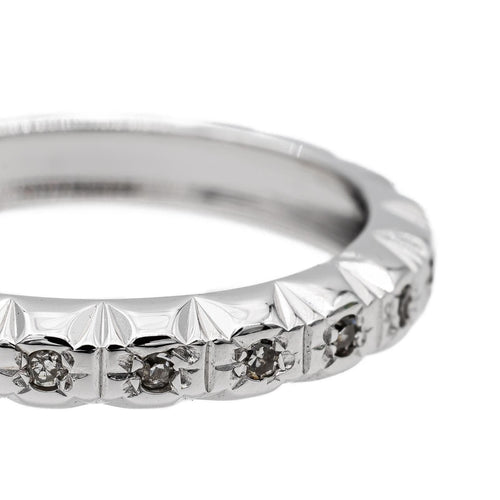 Bague 52 Bague Alliance Or blanc Diamant 58 Facettes 2729273CN