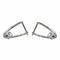 Boucles d'oreilles Dinh Van Boucles d'oreilles Créoles Le Cube Diamant Or blanc Diamant 58 Facettes 2865689RV