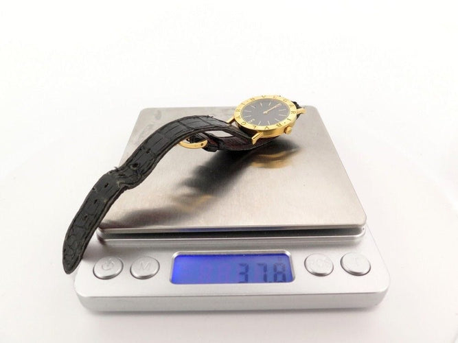 Montre montre BULGARI bb a5011 30 mm quartz classique en or jaune 18k 58 Facettes 252041