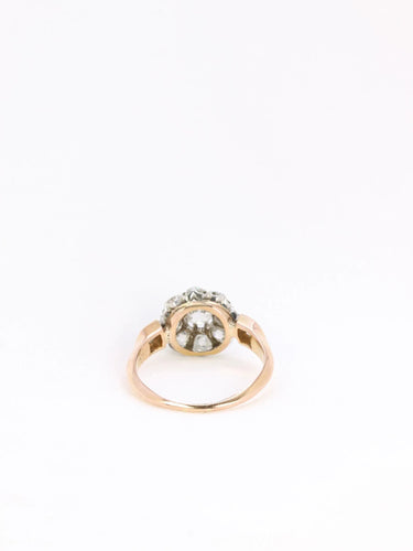 Bague Bague marguerite ancienne diamants 58 Facettes J126