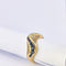 Bague Bague en or jaune diamants et saphirs 58 Facettes 5629