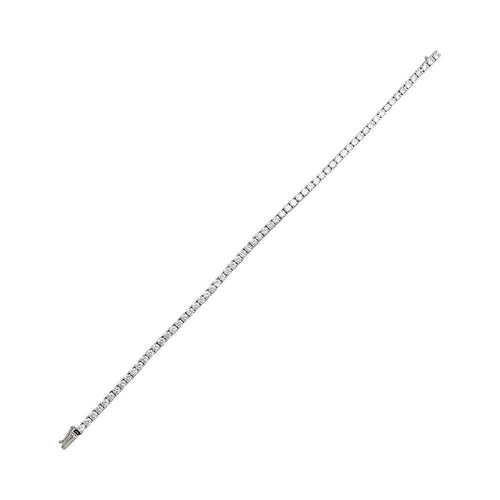 Bracelet Ligne tennis Gubelin or blanc diamants. 58 Facettes 30975