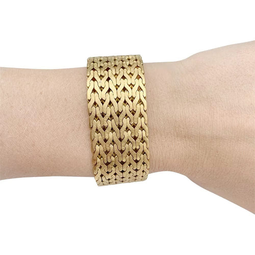 Bracelet Bracelet vintage or jaune. 58 Facettes 31991