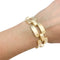 Bracelet Bracelet Tank en or rose. 58 Facettes 31395