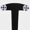 Boucles d'oreilles Boucles d'oreilles saphirs et diamants or blanc 58 Facettes 21-848