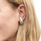 Boucles d'oreilles Clips d'oreilles A.Reza or blanc et jaune. 58 Facettes 30724