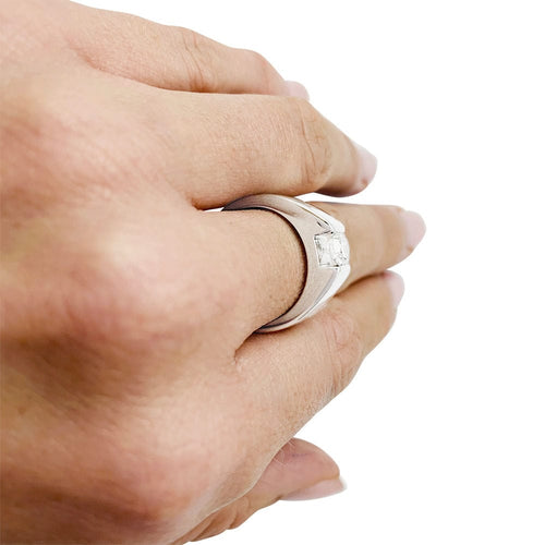 Bague 56 Bague solitaire diamant. 58 Facettes 30834
