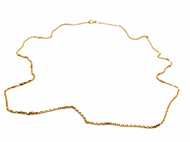 Collier Collier Maille forçat Or jaune 58 Facettes 1145905CD