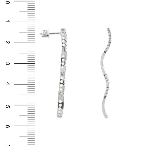 Boucles d'oreilles Boucles d'oreilles pendantes avec diamants 58 Facettes 27949
