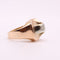 Bague Bague Tank or jaune Trilogie de diamants 58 Facettes