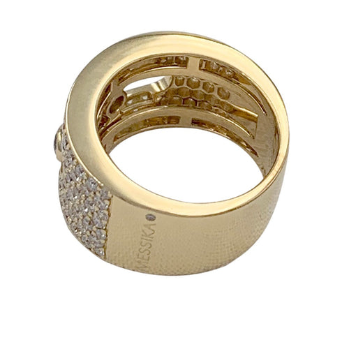 Bague 49 Bague Messika, "Move Joaillerie Pavée", or jaune, diamants 58 Facettes 32161