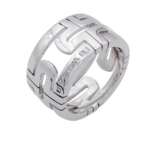Bague 51 Bague Bulgari, "Parentesi", or blanc. 58 Facettes 32180