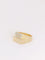 Bague 56 Bague chevalière Or jaune Diamants 58 Facettes J131