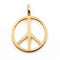 Pendentif Pendentif Peace & Love Or jaune 58 Facettes 2133834CN