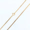 Collier Chaine or jaune maille plate 58 Facettes 14-254